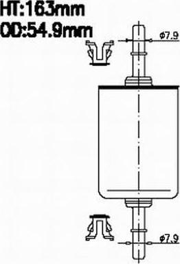 JS Asakashi FS618J - Degvielas filtrs www.autospares.lv