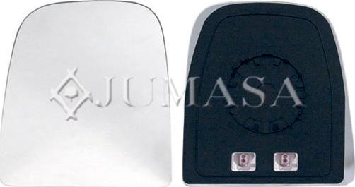 Jumasa 55111697 - Spoguļstikls, Ārējais atpakaļskata spogulis www.autospares.lv