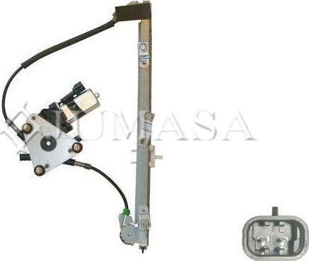 Jumasa ZR AA37 R - Stikla pacelšanas mehānisms www.autospares.lv