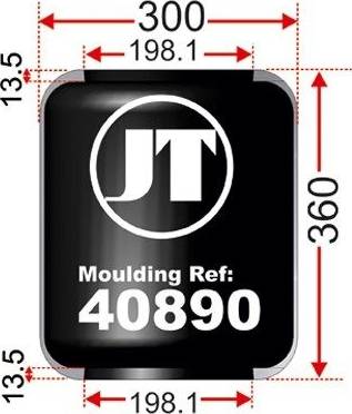 Juratek JAD40890 - Pneimoatsperes spilvens, Pneimopiekare autospares.lv