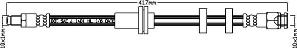 Juratek JBH1321 - Bremžu šļūtene www.autospares.lv