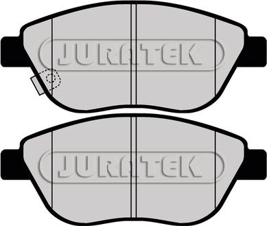 Juratek JCP4458 - Тормозные колодки, дисковые, комплект www.autospares.lv