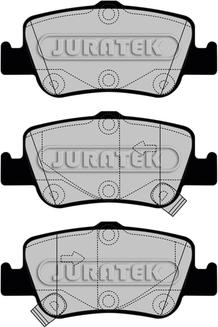 Juratek JCP4048 - Тормозные колодки, дисковые, комплект www.autospares.lv