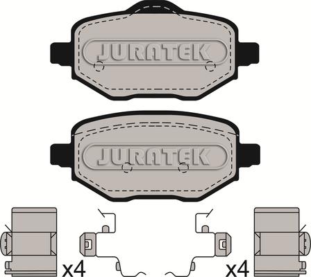 Juratek JCP4119 - Brake Pad Set, disc brake www.autospares.lv