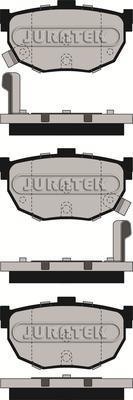 Juratek JCP638 - Тормозные колодки, дисковые, комплект www.autospares.lv