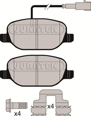 BOSCH BP1387 - Bremžu uzliku kompl., Disku bremzes www.autospares.lv