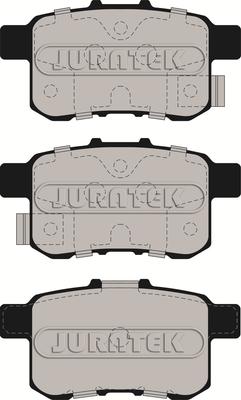 Juratek JCP079 - Bremžu uzliku kompl., Disku bremzes autospares.lv