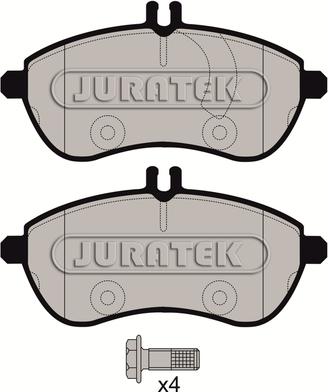 Juratek JCP1978 - Bremžu uzliku kompl., Disku bremzes autospares.lv