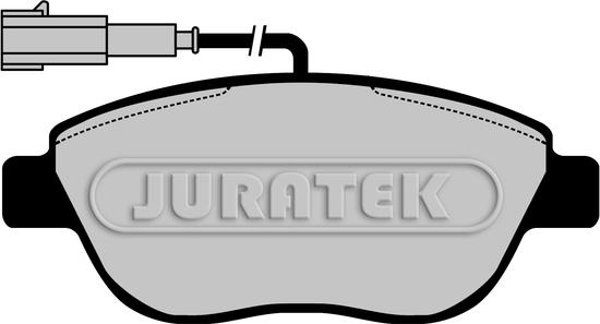 Juratek JCP1467 - Тормозные колодки, дисковые, комплект www.autospares.lv