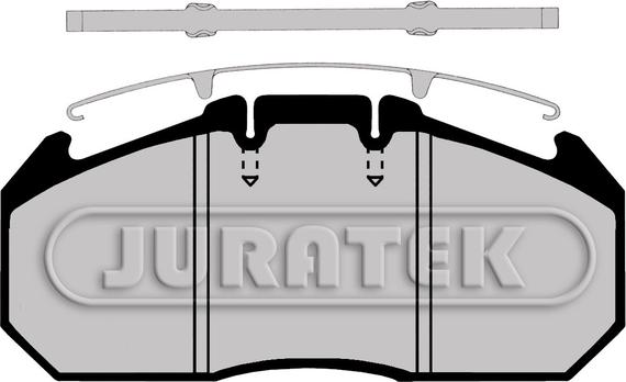 Juratek JCP1404 - Тормозные колодки, дисковые, комплект www.autospares.lv