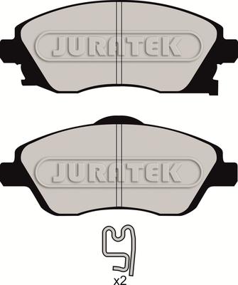 Juratek JCP1424 - Brake Pad Set, disc brake www.autospares.lv