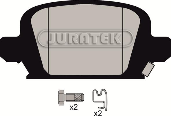 Juratek JCP1472 - Тормозные колодки, дисковые, комплект www.autospares.lv