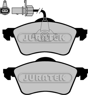 Juratek JCP1518 - Bremžu uzliku kompl., Disku bremzes autospares.lv