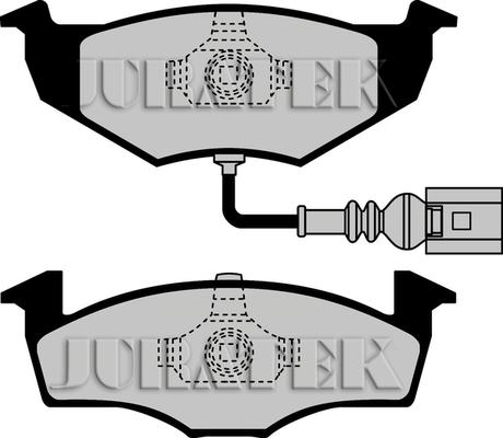 Juratek JCP1634 - Bremžu uzliku kompl., Disku bremzes www.autospares.lv