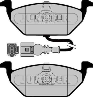 AUDI 8P0698302C - Тормозные колодки, дисковые, комплект www.autospares.lv