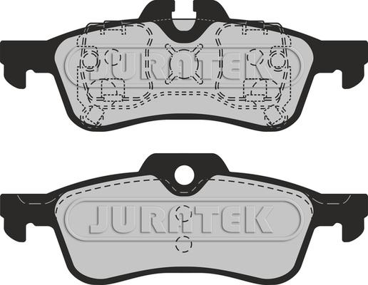 Juratek JCP1676 - Bremžu uzliku kompl., Disku bremzes www.autospares.lv