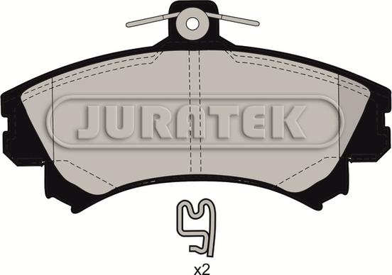 Juratek JCP1093 - Тормозные колодки, дисковые, комплект www.autospares.lv