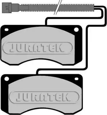 Juratek JCP1046 - Bremžu uzliku kompl., Disku bremzes www.autospares.lv