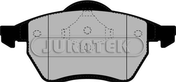 Juratek JCP1055 - Тормозные колодки, дисковые, комплект www.autospares.lv