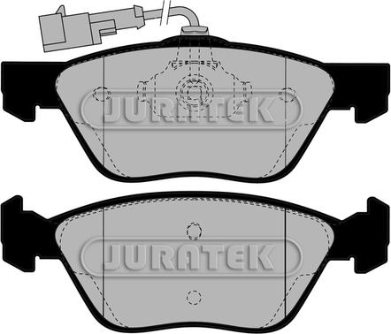 Juratek JCP1052 - Тормозные колодки, дисковые, комплект www.autospares.lv