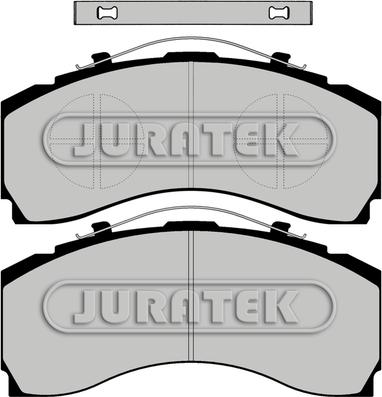 Juratek JCP1004 - Тормозные колодки, дисковые, комплект www.autospares.lv