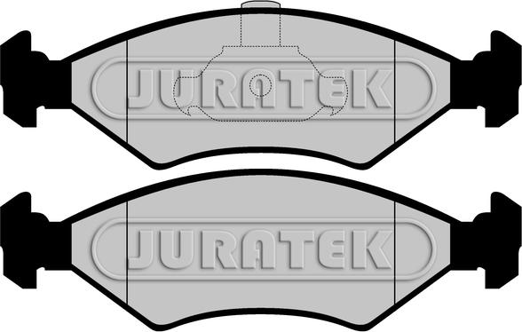 Juratek JCP1081 - Bremžu uzliku kompl., Disku bremzes www.autospares.lv