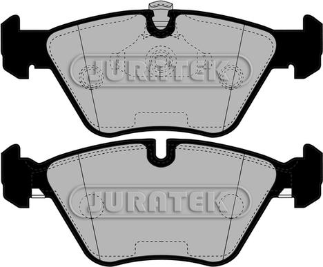 Juratek JCP1073 - Тормозные колодки, дисковые, комплект www.autospares.lv