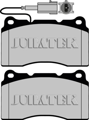 Juratek JCP1334 - Bremžu uzliku kompl., Disku bremzes www.autospares.lv