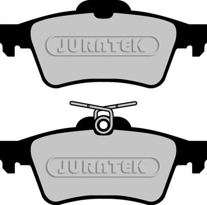 Juratek JCP1766 - Тормозные колодки, дисковые, комплект www.autospares.lv