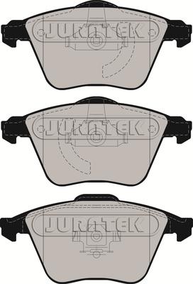 Juratek JCP1706 - Тормозные колодки, дисковые, комплект www.autospares.lv