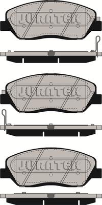 Juratek JCP178 - Bremžu uzliku kompl., Disku bremzes autospares.lv