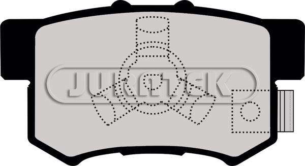 Juratek JCP8038 - Тормозные колодки, дисковые, комплект www.autospares.lv