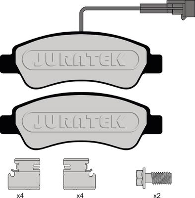 Juratek JCP8150 - Bremžu uzliku kompl., Disku bremzes autospares.lv