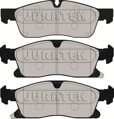 Juratek JCP8117 - Bremžu uzliku kompl., Disku bremzes autospares.lv