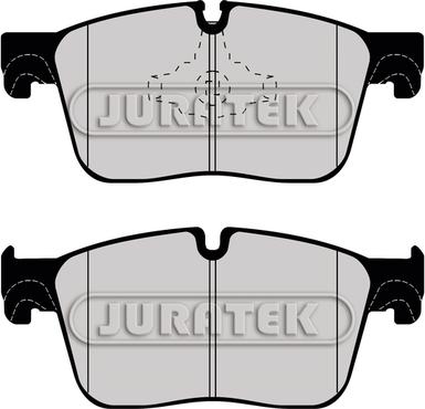 Juratek JCP8126 - Bremžu uzliku kompl., Disku bremzes www.autospares.lv