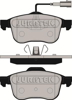 Juratek JCP8299 - Bremžu uzliku kompl., Disku bremzes www.autospares.lv