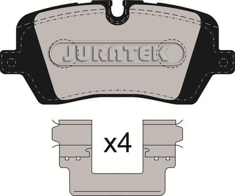 Juratek JCP8295 - Bremžu uzliku kompl., Disku bremzes www.autospares.lv