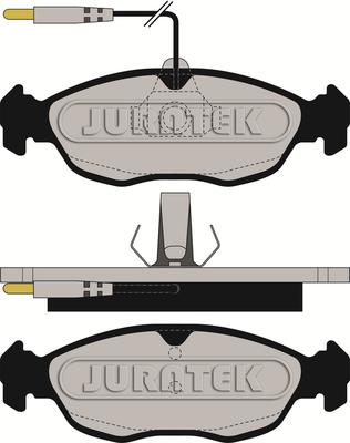 Juratek JCP876 - Brake Pad Set, disc brake www.autospares.lv