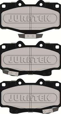 Juratek JCP797 - Тормозные колодки, дисковые, комплект www.autospares.lv