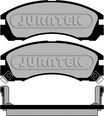 Juratek JCP765 - Тормозные колодки, дисковые, комплект www.autospares.lv