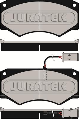 Juratek JCP709 - Bremžu uzliku kompl., Disku bremzes autospares.lv