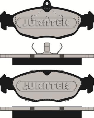 Juratek JCP732 - Brake Pad Set, disc brake www.autospares.lv