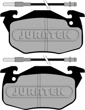 Juratek JCP729 - Bremžu uzliku kompl., Disku bremzes autospares.lv