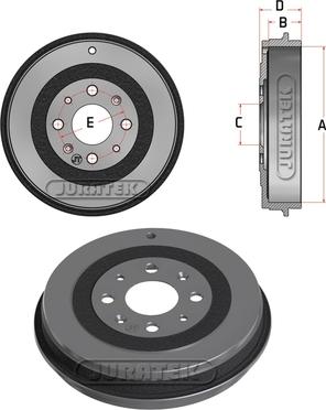 Juratek JDR027 - Bremžu trumulis www.autospares.lv