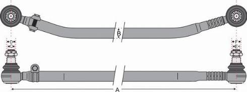 Juratek JSS1319A - Stūres šķērsstiepnis www.autospares.lv