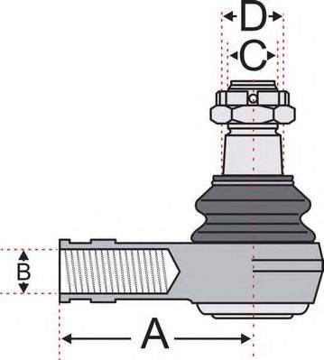 Juratek JSS2605 - Stūres šķērsstiepņa uzgalis www.autospares.lv