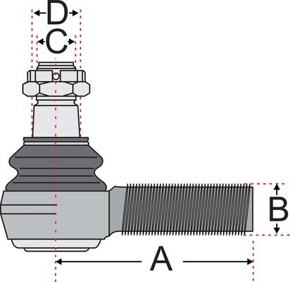 Juratek JSS2132A - Наконечник рулевой тяги, шарнир www.autospares.lv