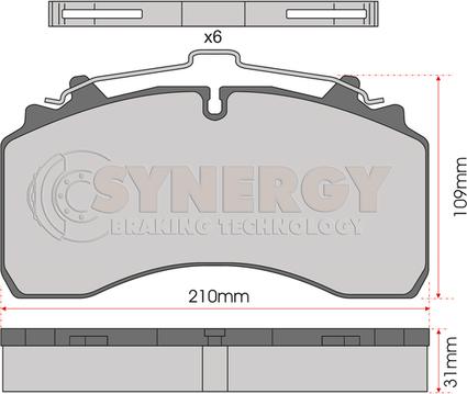 Juratek SYN3005 - Bremžu uzliku kompl., Disku bremzes www.autospares.lv