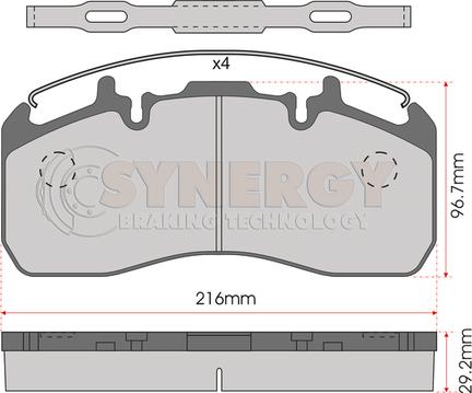 Adriauto GLBP014HD - Bremžu uzliku kompl., Disku bremzes www.autospares.lv