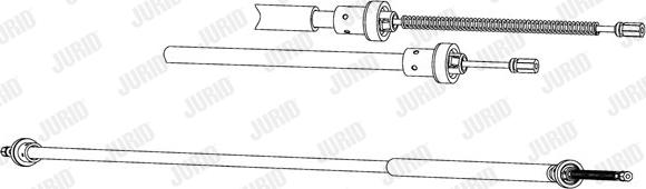 Jurid 434541J - Trose, Stāvbremžu sistēma autospares.lv